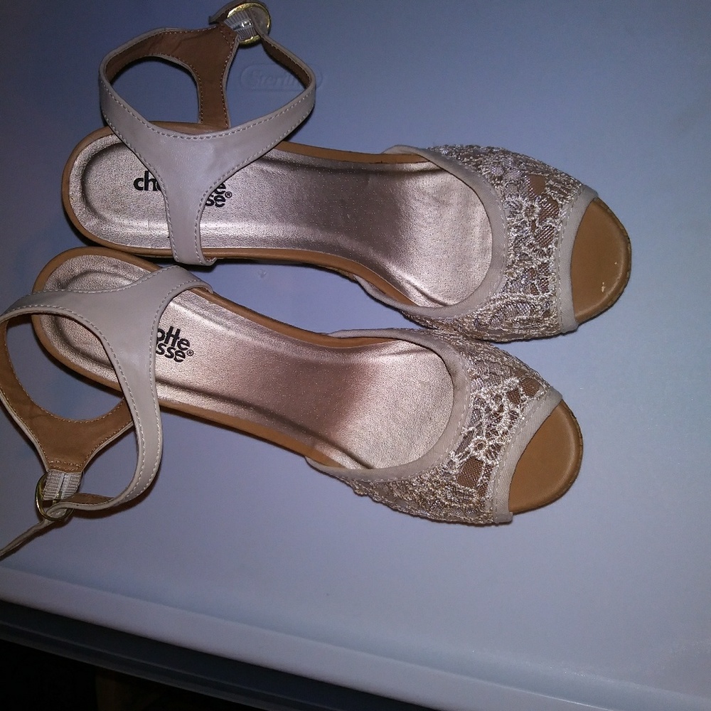 Lace wedges